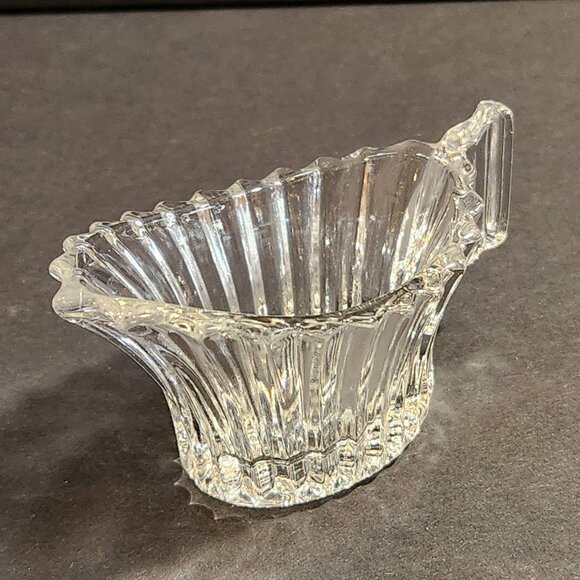 Elegant Depression Glass Heisey Ridgeleigh Creamer, Sugar, and Tray - Picture 7 of 13
